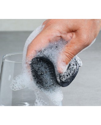 Burete de vase, silicon, model Trend, negru - KUCHENPROFI